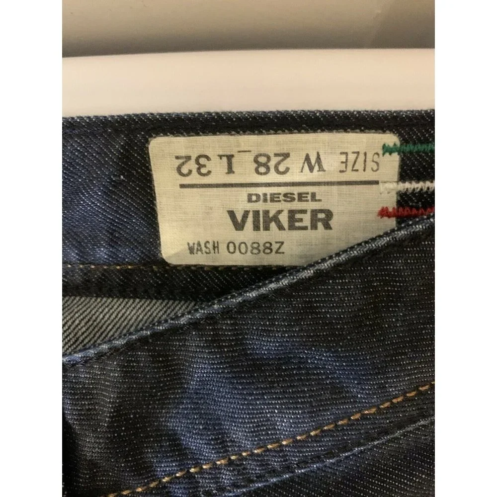 Diesel Jeans Viker 0088Z Bootcut Blue Mens Size 28 x‎ 32  Made in Italy